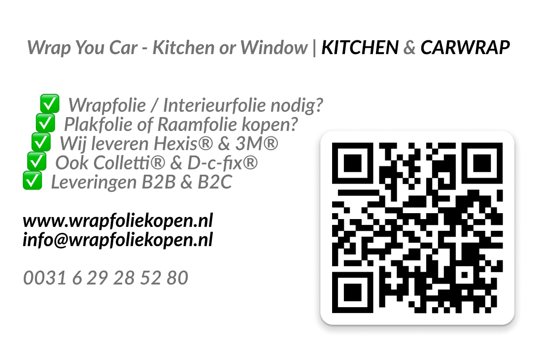 Image Business Card Front Wrapfoliekopen.nl